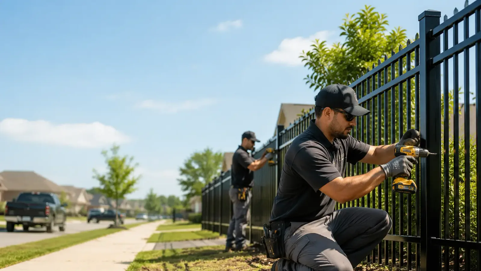 Metal Fence Installation in Celeste, TX